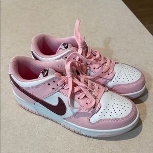 Nike Pink and White Athletic Shoes
